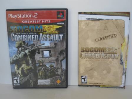 SOCOM: U.S. Navy Combined Assault GH (CASE & MANUAL ONLY) - PS2